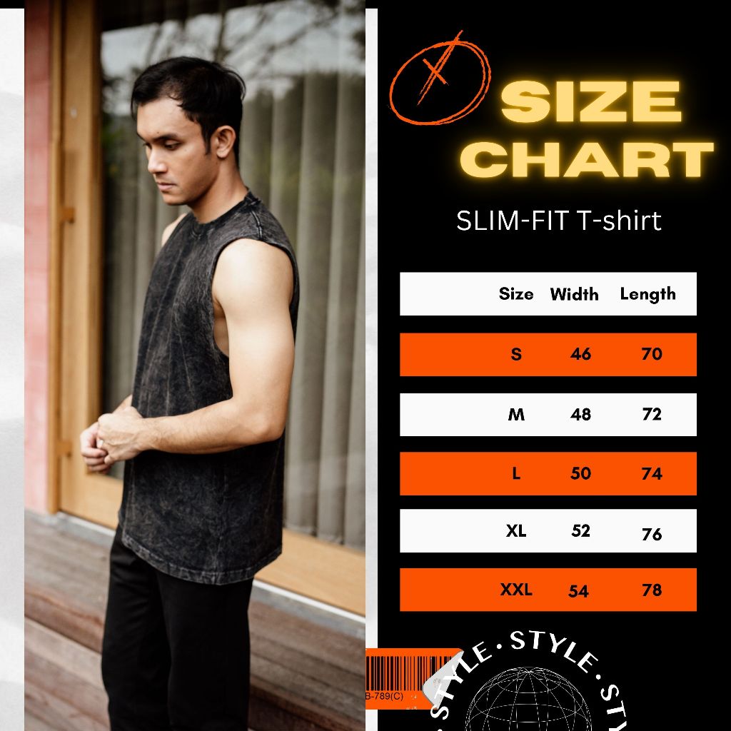 Custom Washed Slimfit Tanktop BLACK Regular Fit Perfect for Trendy Comfortable Daily Style