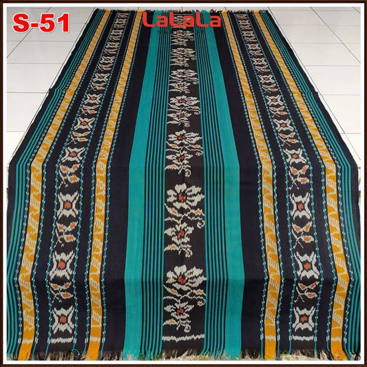 Kain Tenun Ikat Blanket Etnik Troso Jepara Indonesia, Kain Tradisional Asli Handmade untuk Dekorasi dan Fashion Unik