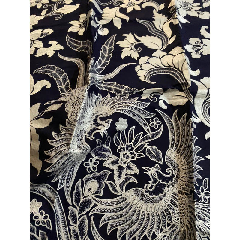 Kain Batik Full Tulis Prada Motif Sawunggaling, Bahan Katun Primis Halus, Asli Batik Pekalongan dengan Kualitas Premium, Cocok untuk Kebaya atau Busana Tradisional