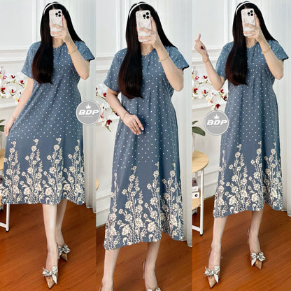 Daster Wanita Panjang Rayon Grade A Busui Resleting Depan - Daster Chibi Terbaru, Daster Kekinian, dan Daster Viral dengan Kenyamanan Maksimal