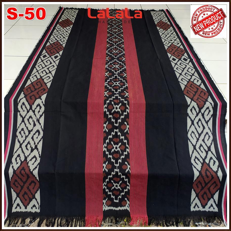 Kain Tenun Ikat Blanket Etnik Troso Jepara Indonesia, Kain Tradisional Asli Handmade untuk Dekorasi dan Fashion Unik