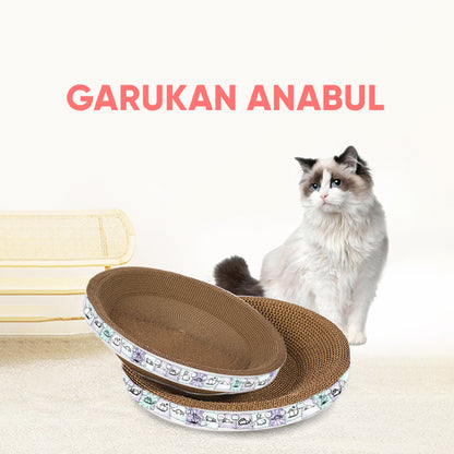 Papan Garuk Kucing Anjing Anabul Multifungsi - Cat Scratcher Cakaran Tempat Tidur untuk Hewan Peliharaan, Solusi Praktis untuk Perawatan dan Hiburan Kucing & Anjing