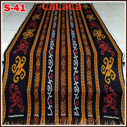 Kain Tenun Ikat Blanket Etnik Asli Motif Sumba NTT, Asmat, Lombok, Papua, Dayak, Toraja, Bali, Jepara Khas Indonesia, Handmade untuk Dekorasi dan Fashion