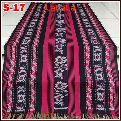 Kain Tenun Ikat Blanket Etnik Asli Troso Jepara Indonesia, Handmade Berkualitas Tinggi untuk Dekorasi dan Fashion