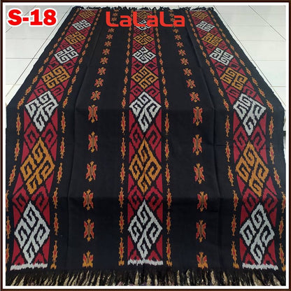 Kain Tenun Ikat Blanket Etnik Asli Troso Jepara Indonesia, Handmade Berkualitas Tinggi untuk Dekorasi dan Fashion