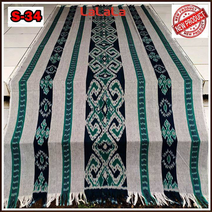 Kain Tenun Ikat Blanket Etnik Troso Jepara Khas Indonesia, Produk Tradisional Handmade Berkualitas untuk Dekorasi dan Fashion