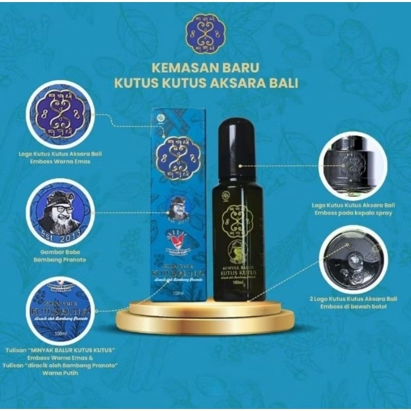 Minyak Kutus Kutus Minyak Balur Original Aksara - Minyak Herbal Alami untuk Kesehatan dan Kesejahteraan Tubuh