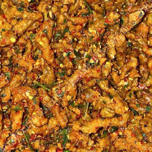 Keripik Usus Crispy Pedas Daun Jeruk - Camilan Gurih, Renyah, dan Lezat untuk Segala Kesempatan